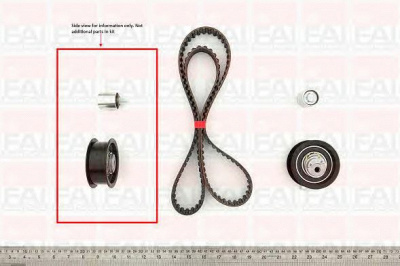 FAI AUTOPARTS tbk99 -  Комплект ремня ГРМ